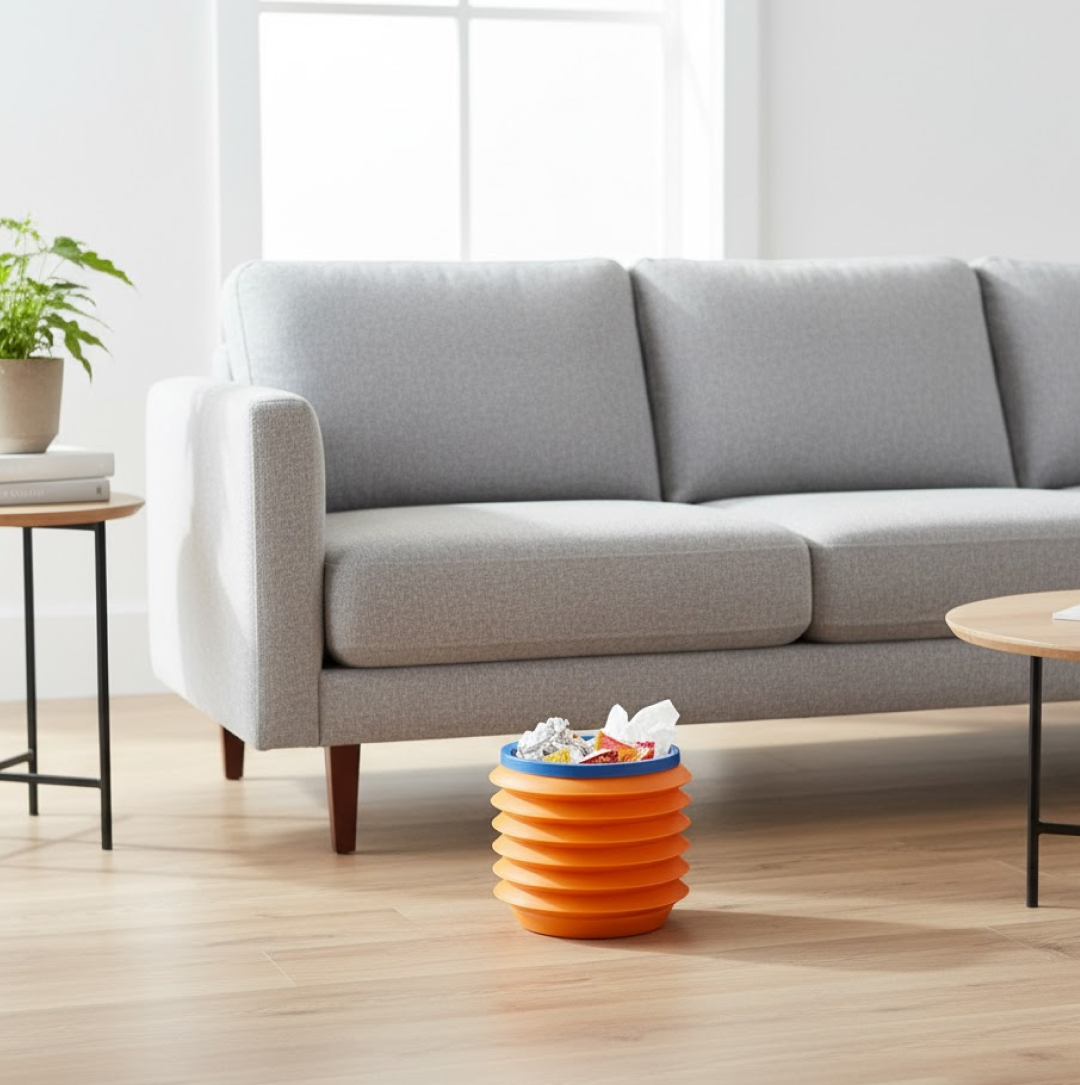 Foldable 4L Collapsible Storage Bucket for Home, Kitchen, Car & Outdoor Use