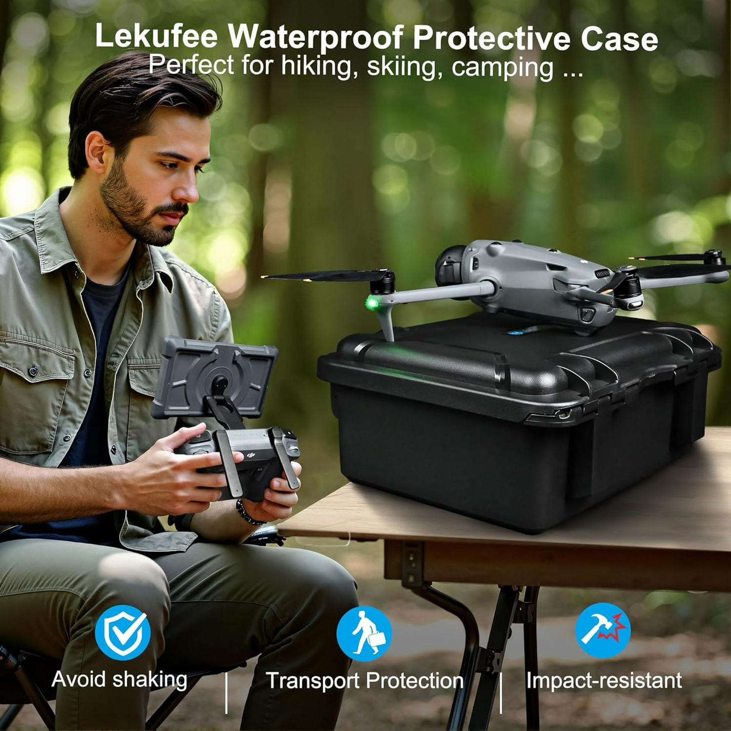 Next-Gen AirView Pro 4: Triple Camera Drone for Beginners & Pro-Level Shots
